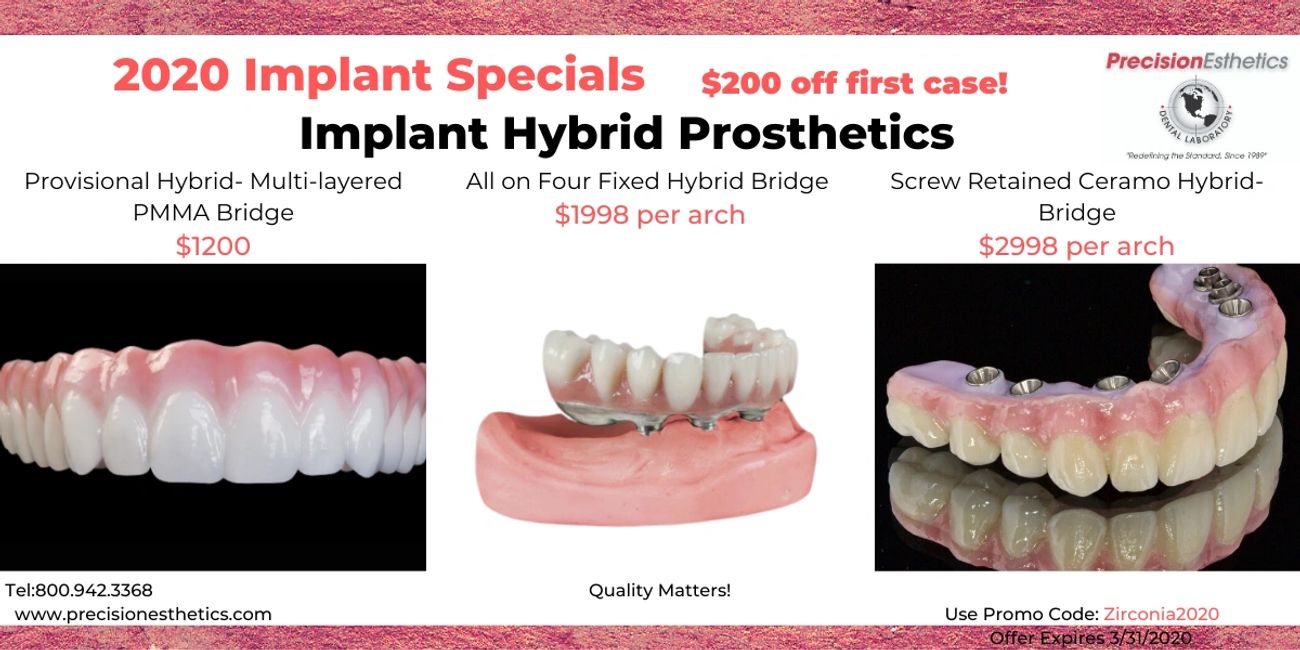 Monthly Specials Precision Esthetics Dental Laboratory